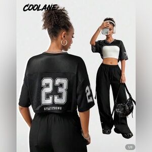 Mesh Spliced Satin Print Short Sleeve Cropped Top